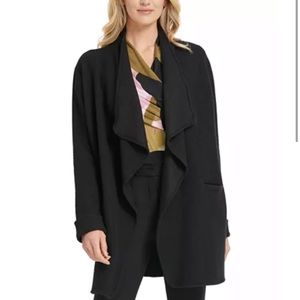 nwt!!! dkny // cascade lapel open front jacket